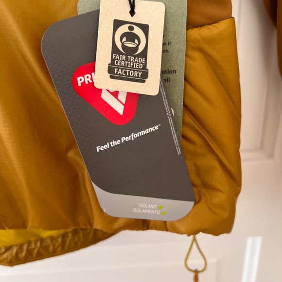 REI Flash Insulated Hybrid Jacket, S, Golden Olive color, NWT - Picture 7 of 7